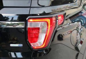 Накладки на задние фонари черные для Ford Explorer 2016-